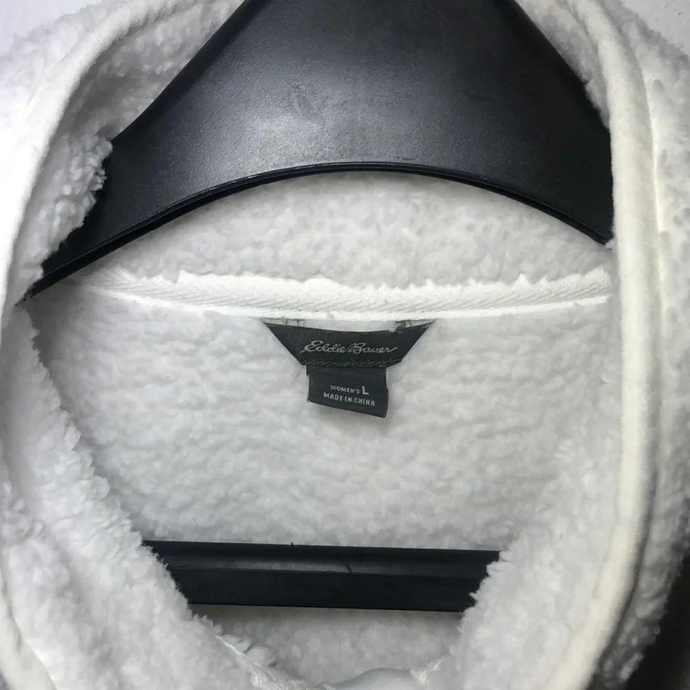 Eddie Bauer Sherpa 3/4 zip - Picture 4 of 8
